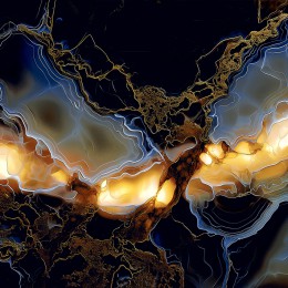 Heather Black Gold tile